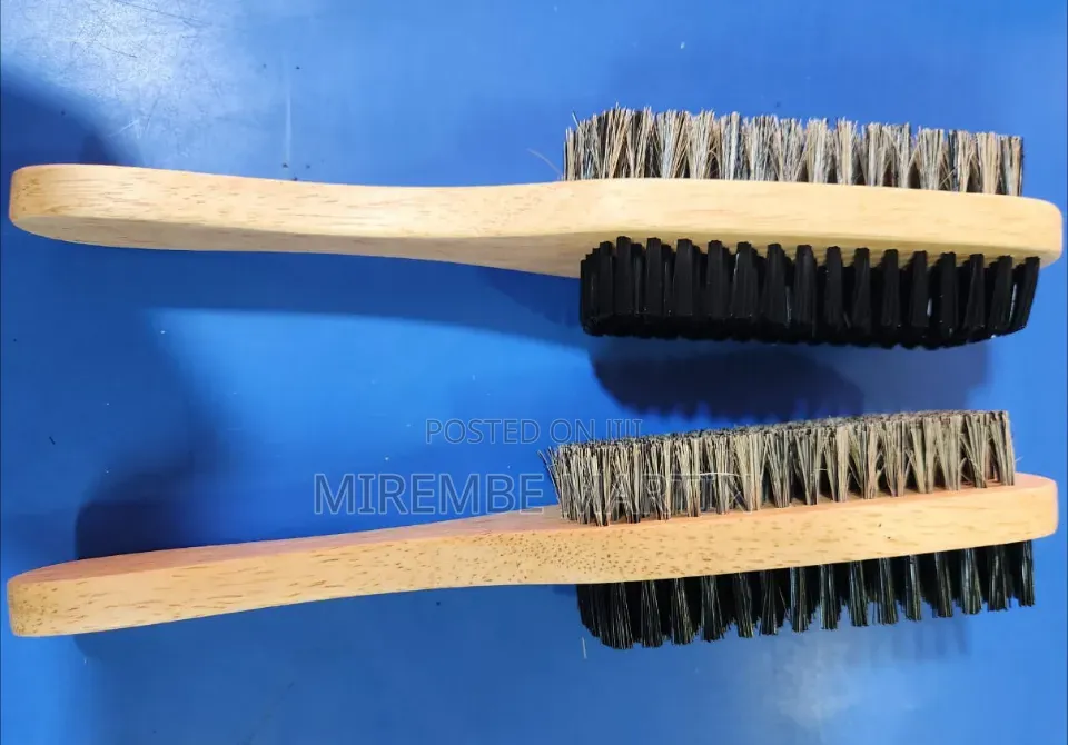Double-Sided Wooden Grooming Brushes 2pcs