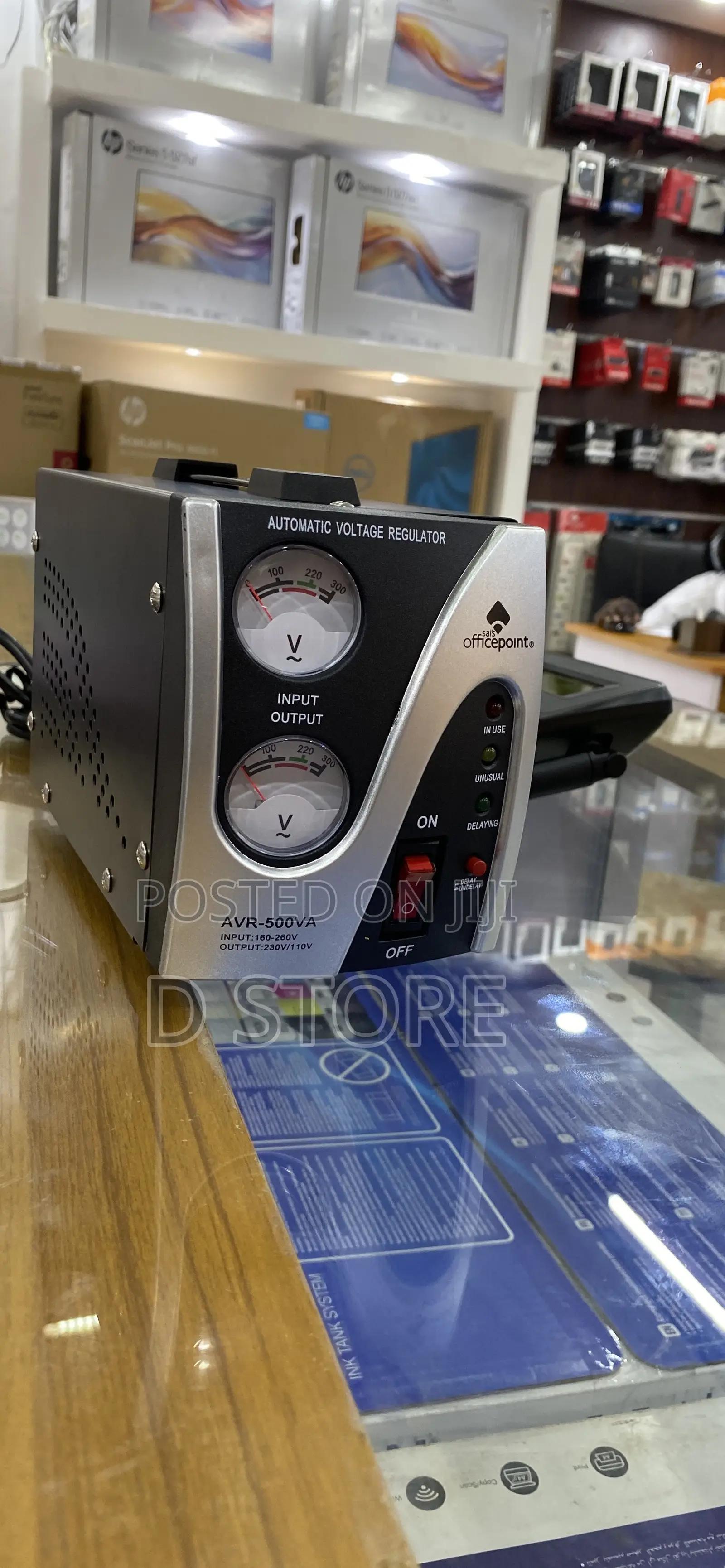 Office Point Automatic Voltage Regulator 500va Stabilizer