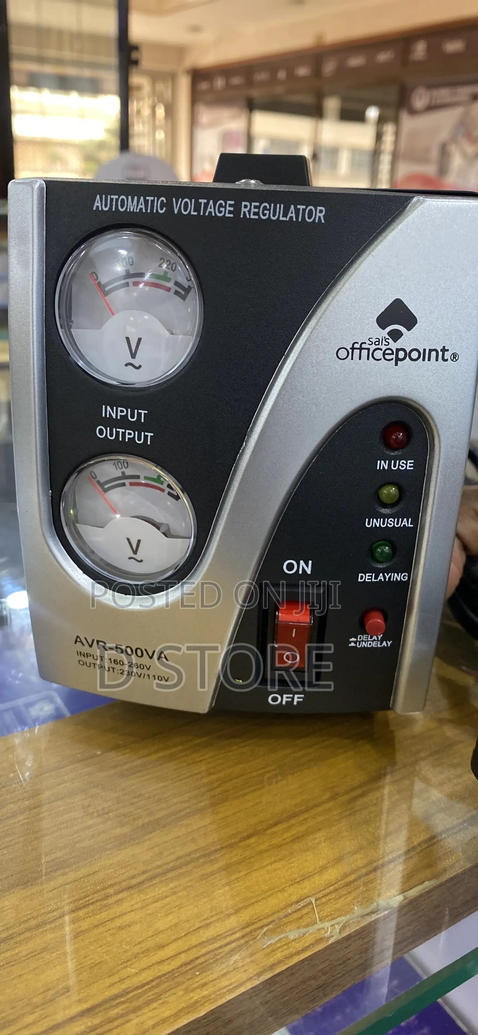 Office Point Automatic Voltage Regulator 500va Stabilizer