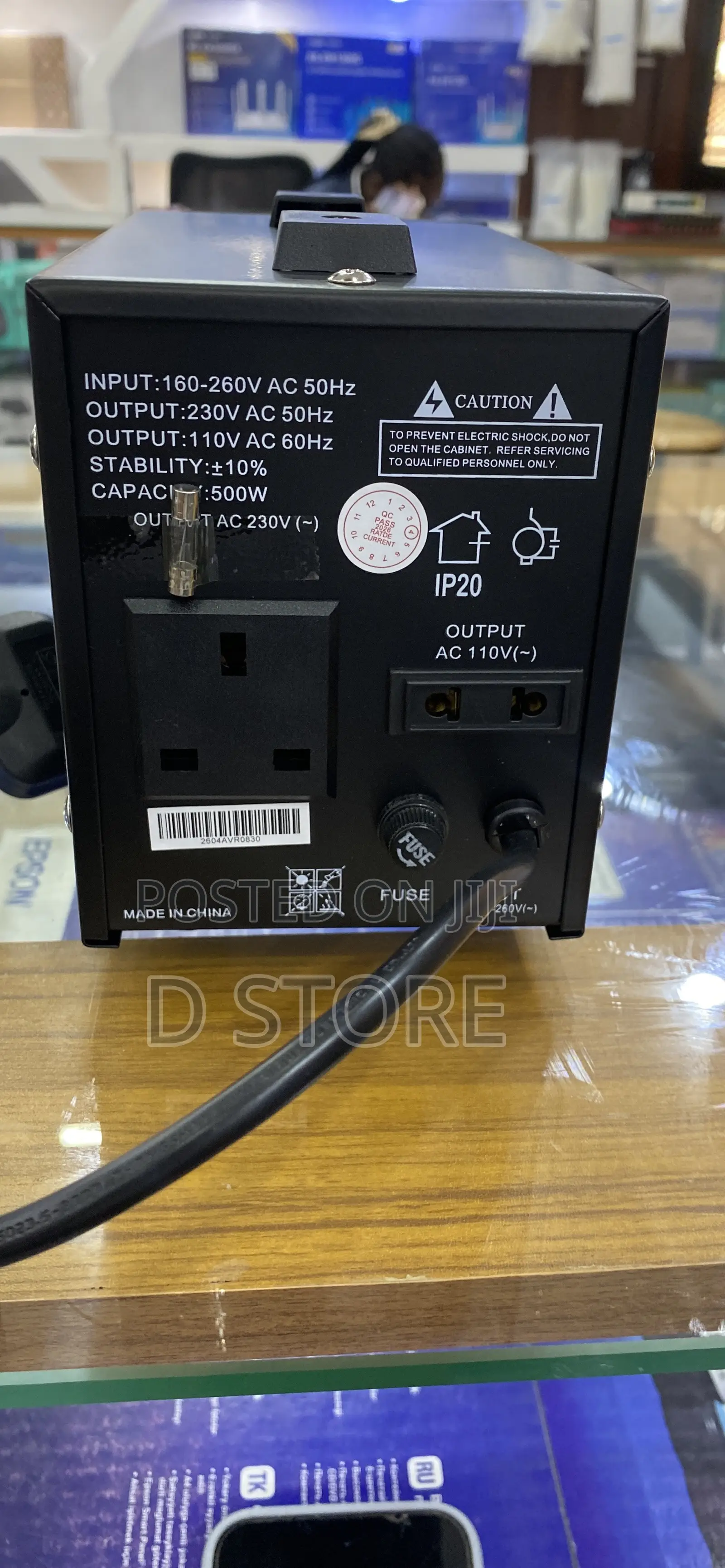 Office Point Automatic Voltage Regulator 500va Stabilizer