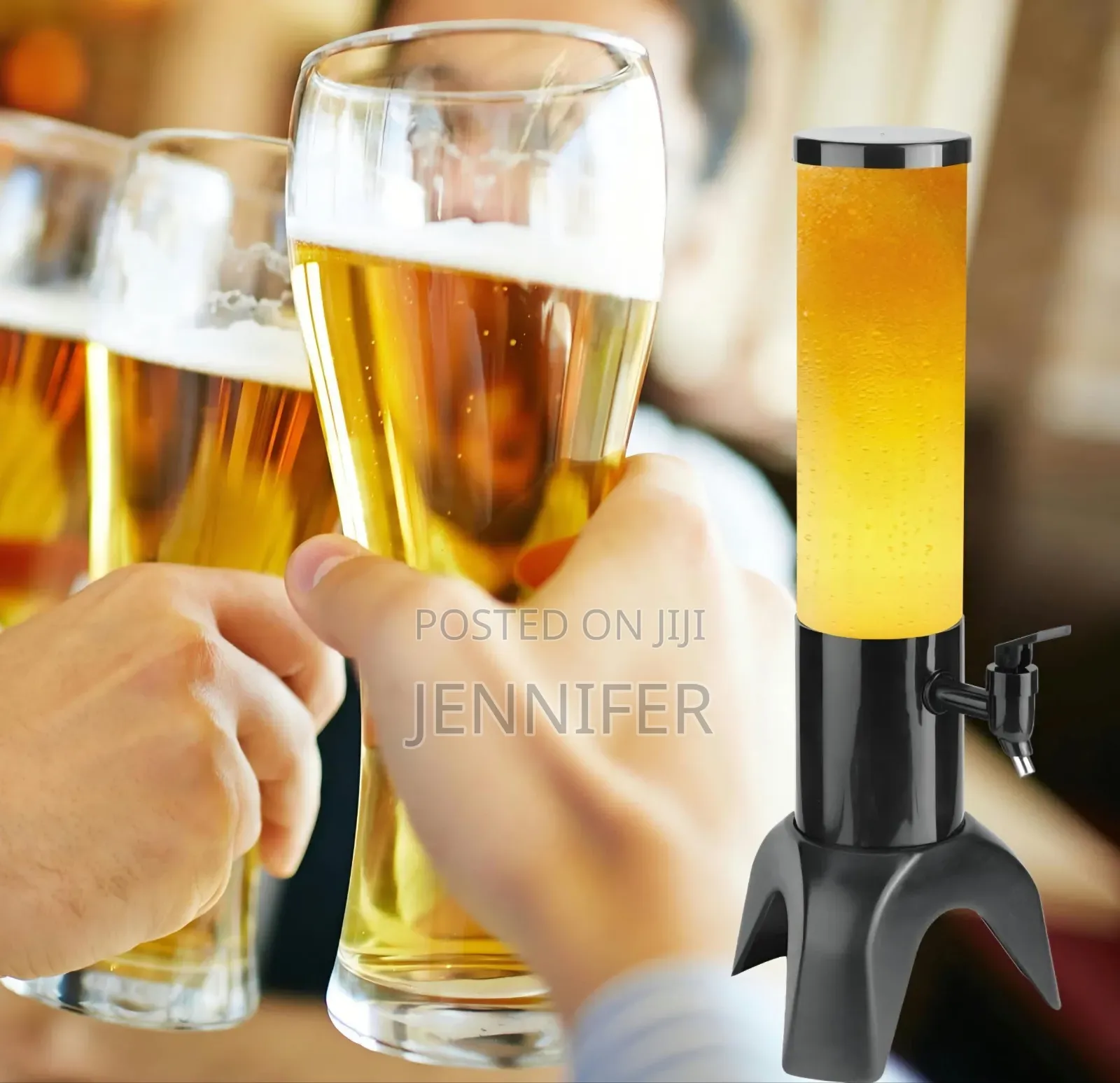 Tabletop Beer and Beverage Dispenser Tower