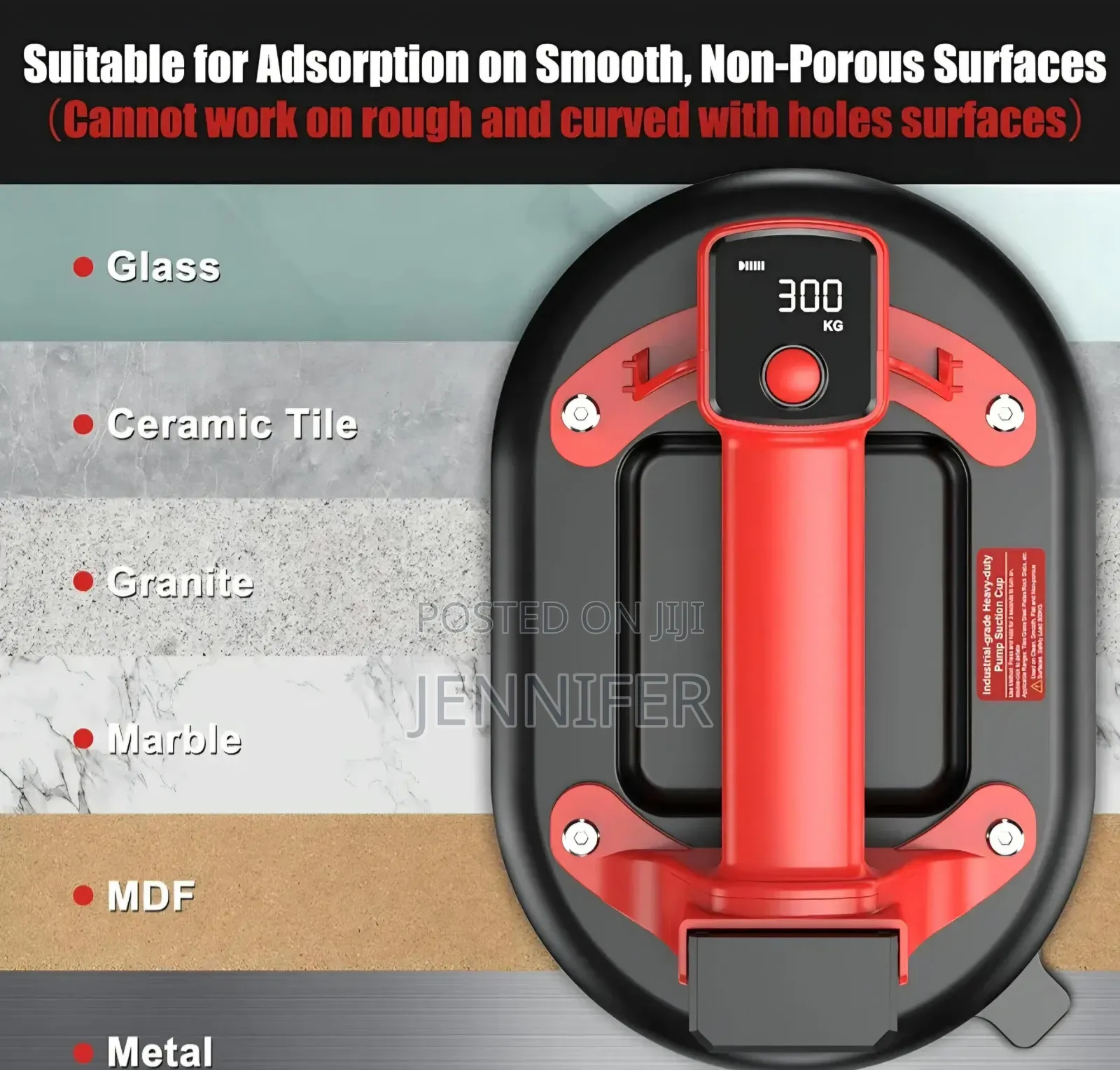 Heavy-Duty Electric Vacuum Suction Cup Lifter