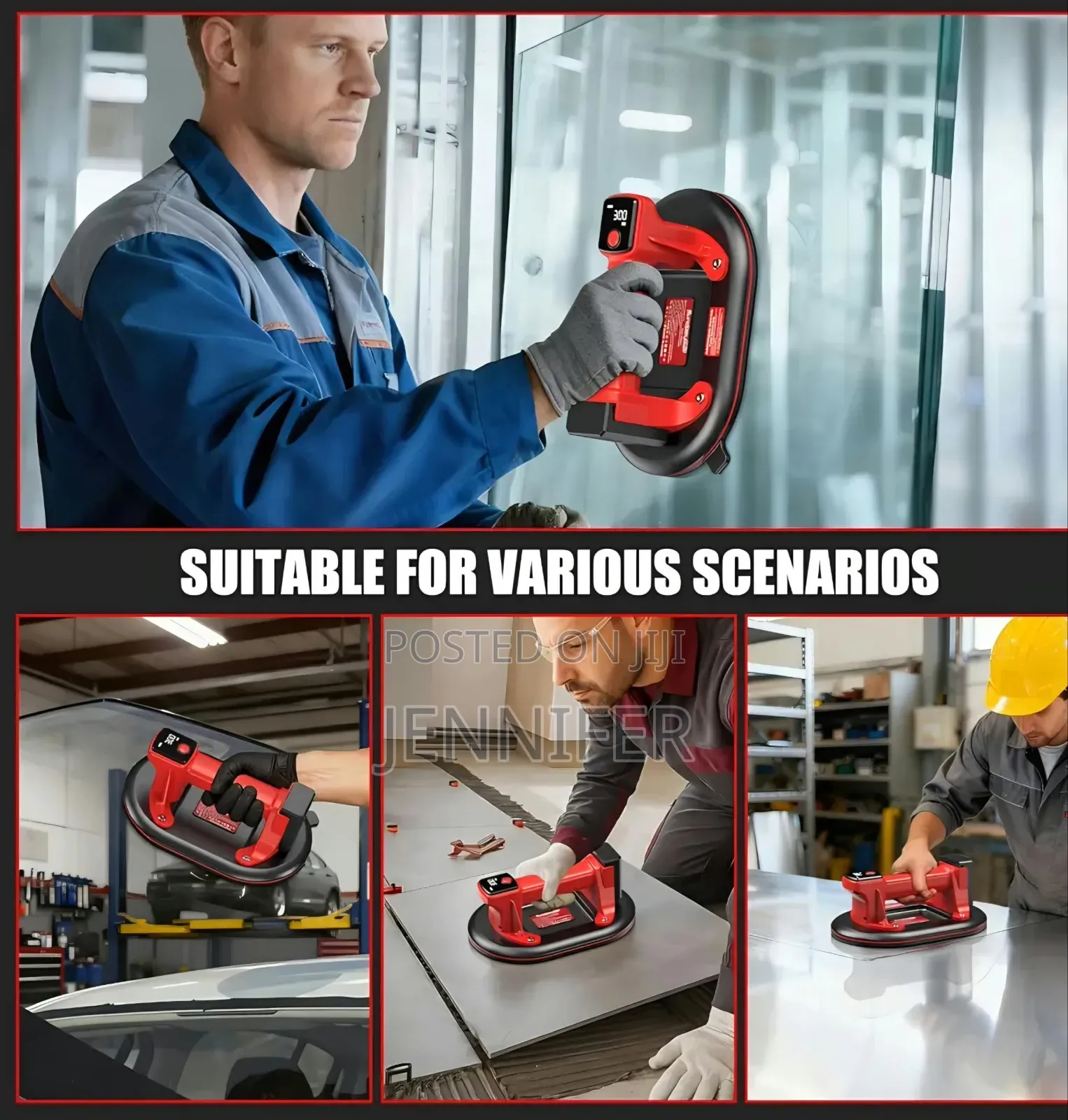 Heavy-Duty Electric Vacuum Suction Cup Lifter