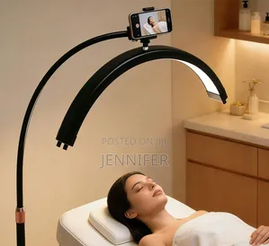 LED Half Moon Lamp With Stand and Remote