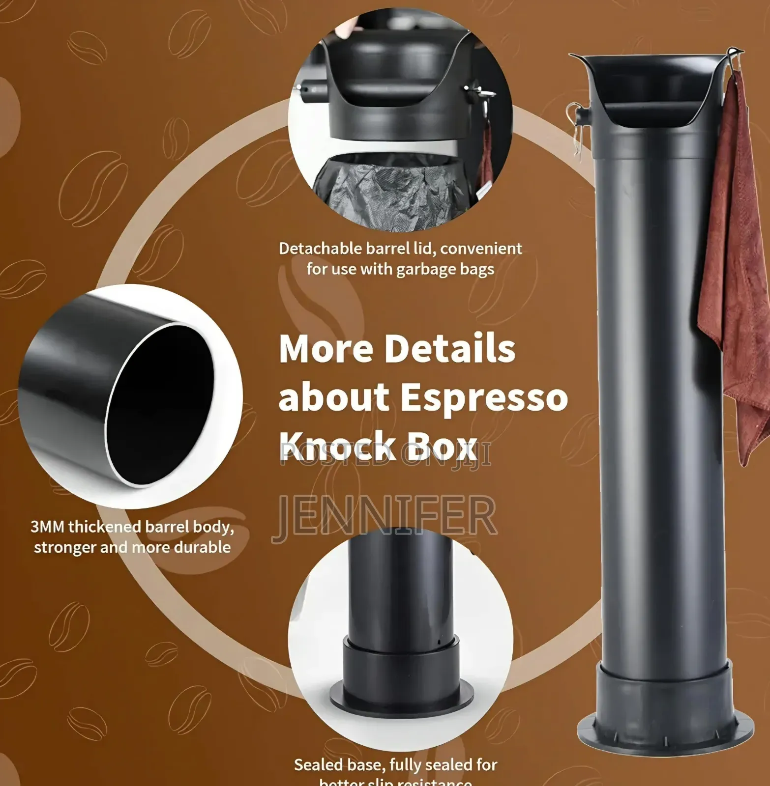 18 L Floor Standing Espresso Knock Box