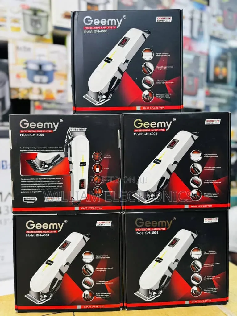 Geemy GM-6008 Rechargeable Hair Clipper