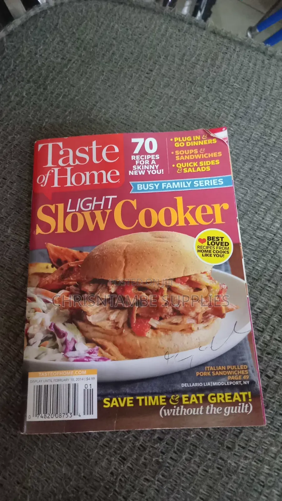Taste of Home Light Slow Cooker Cookbook Magazine (70+ Recipes)