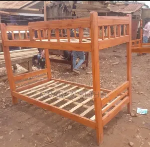 It's a 3by6 Double Wooden Decker Bed Available for Sale