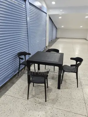 4 Seater Dining Plastic Table and Chairs