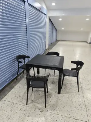 4 Seater Dining Plastic Table and Chairs