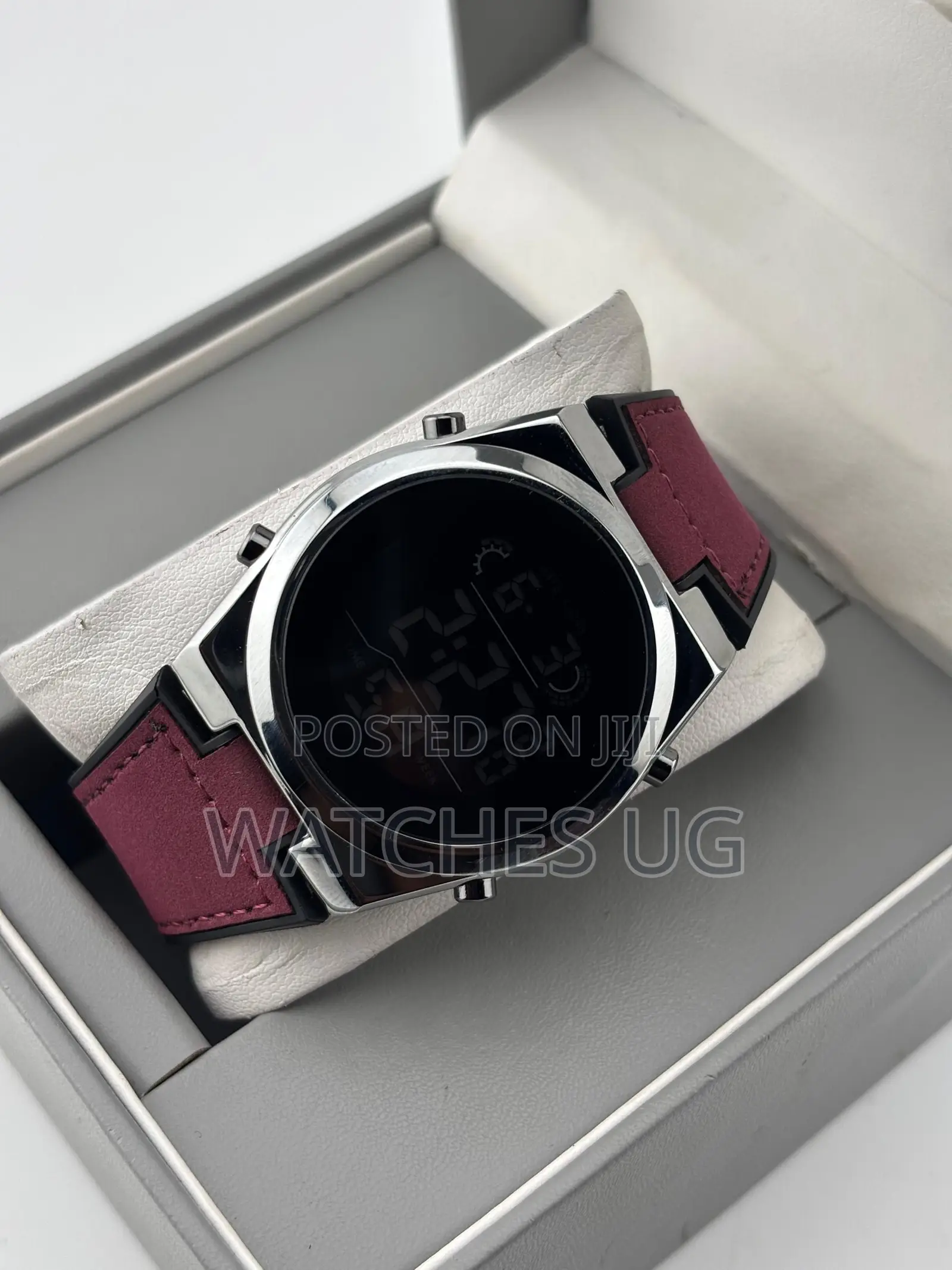 Maroon Sports Watches