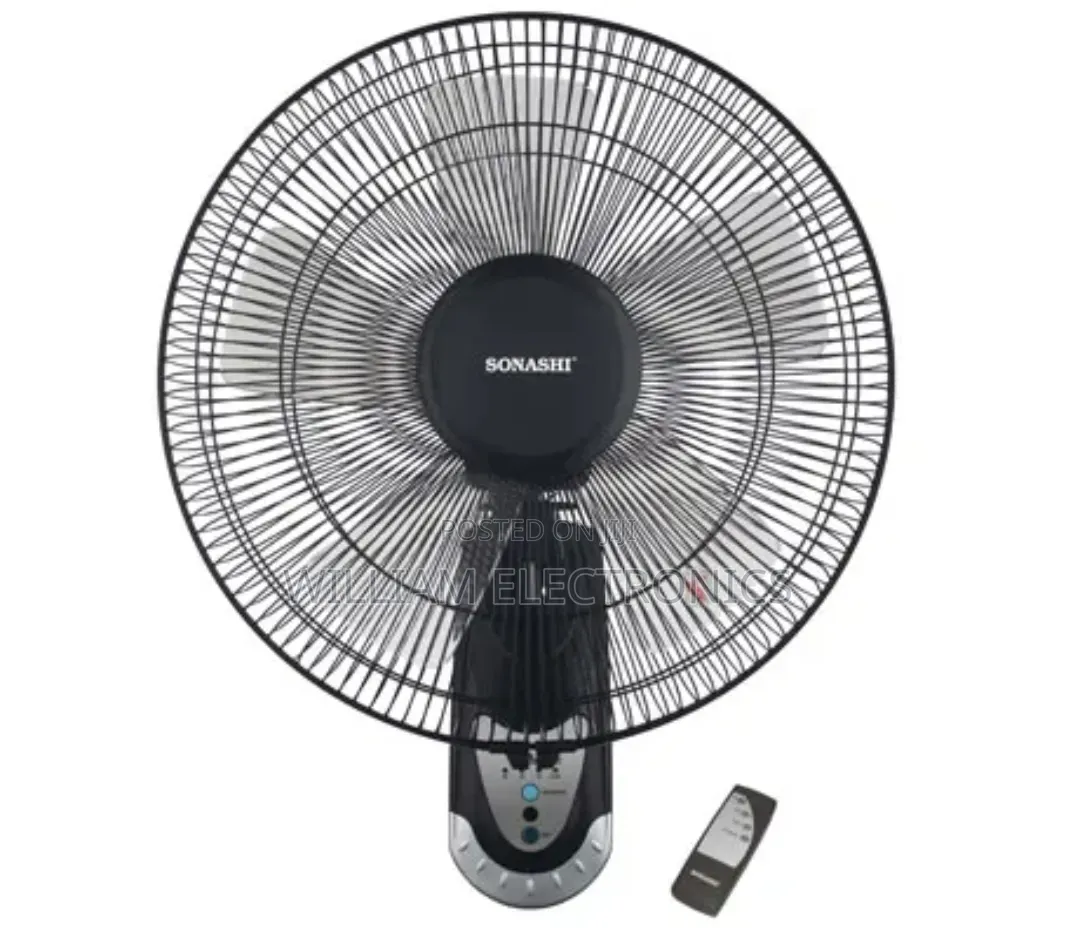 Sonashi Wall Fan With Remote Control - SF-8080WR