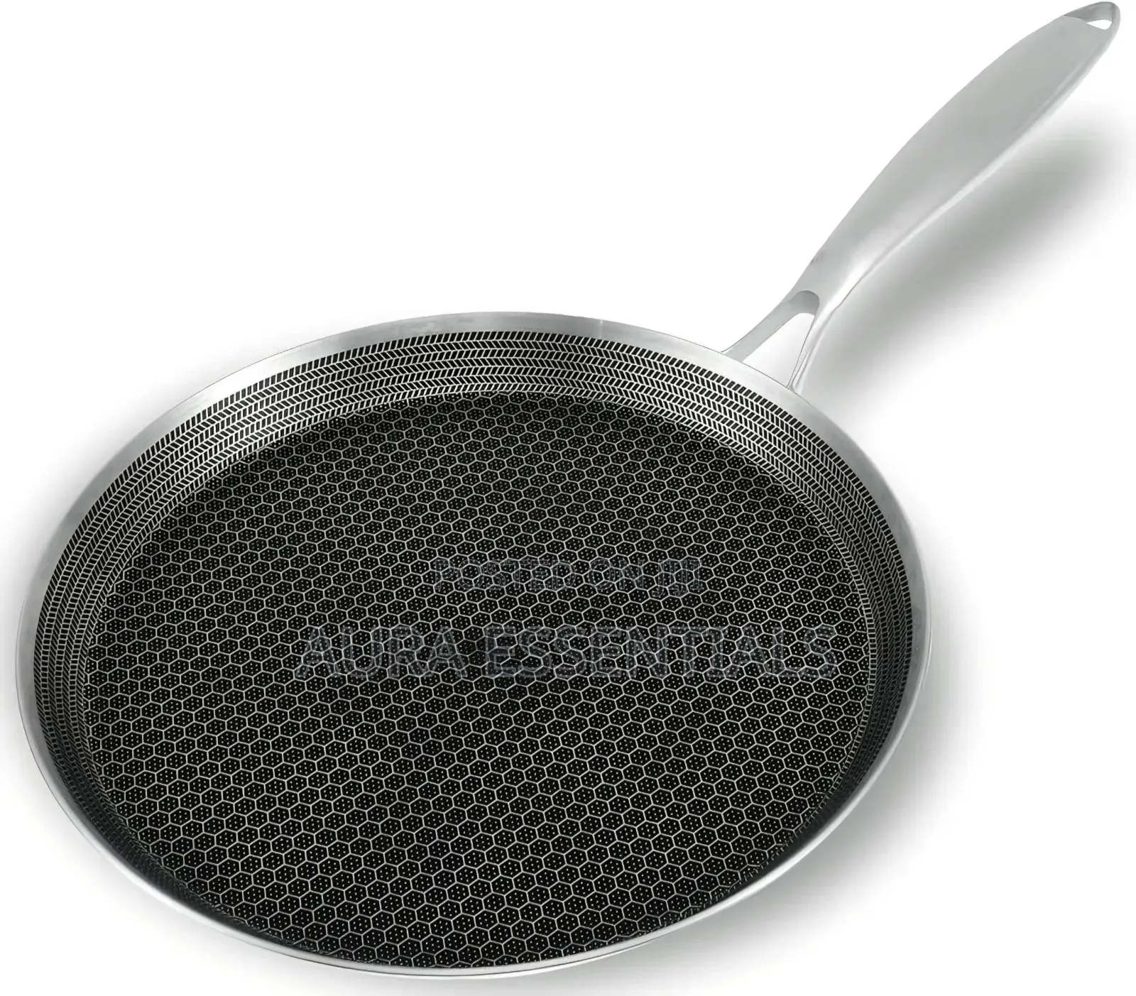 32cm Stainless Steel Honeycomb Frying Pan Non-Stick Pan