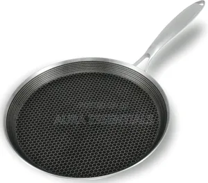 32cm Stainless Steel Honeycomb Frying Pan Non-Stick Pan