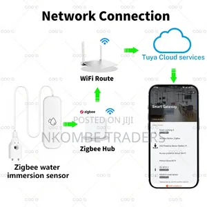 Tuya Zigbee Water Leak Sensor With Zigbee Gateway Hub