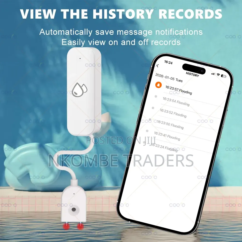 Tuya Zigbee Water Leak Sensor With Zigbee Gateway Hub