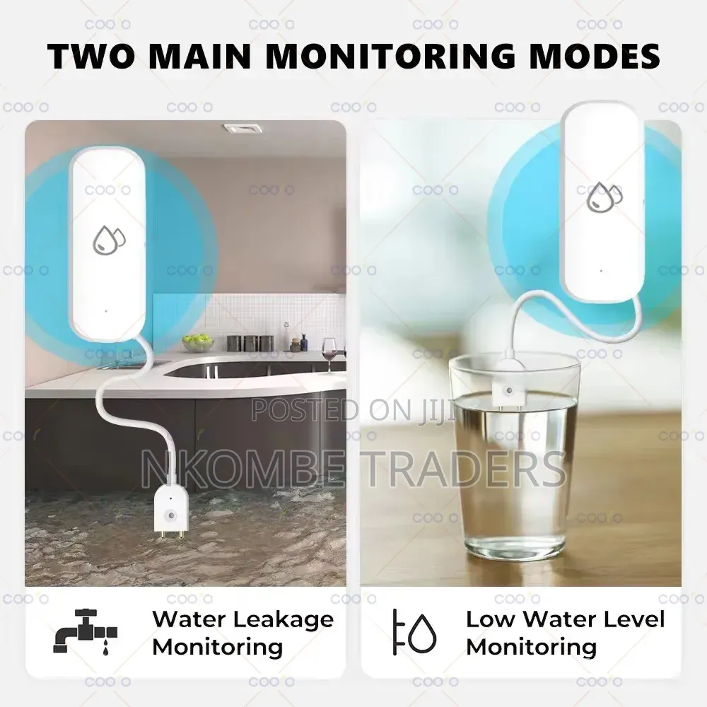 Tuya Zigbee Water Leak Sensor With Zigbee Gateway Hub