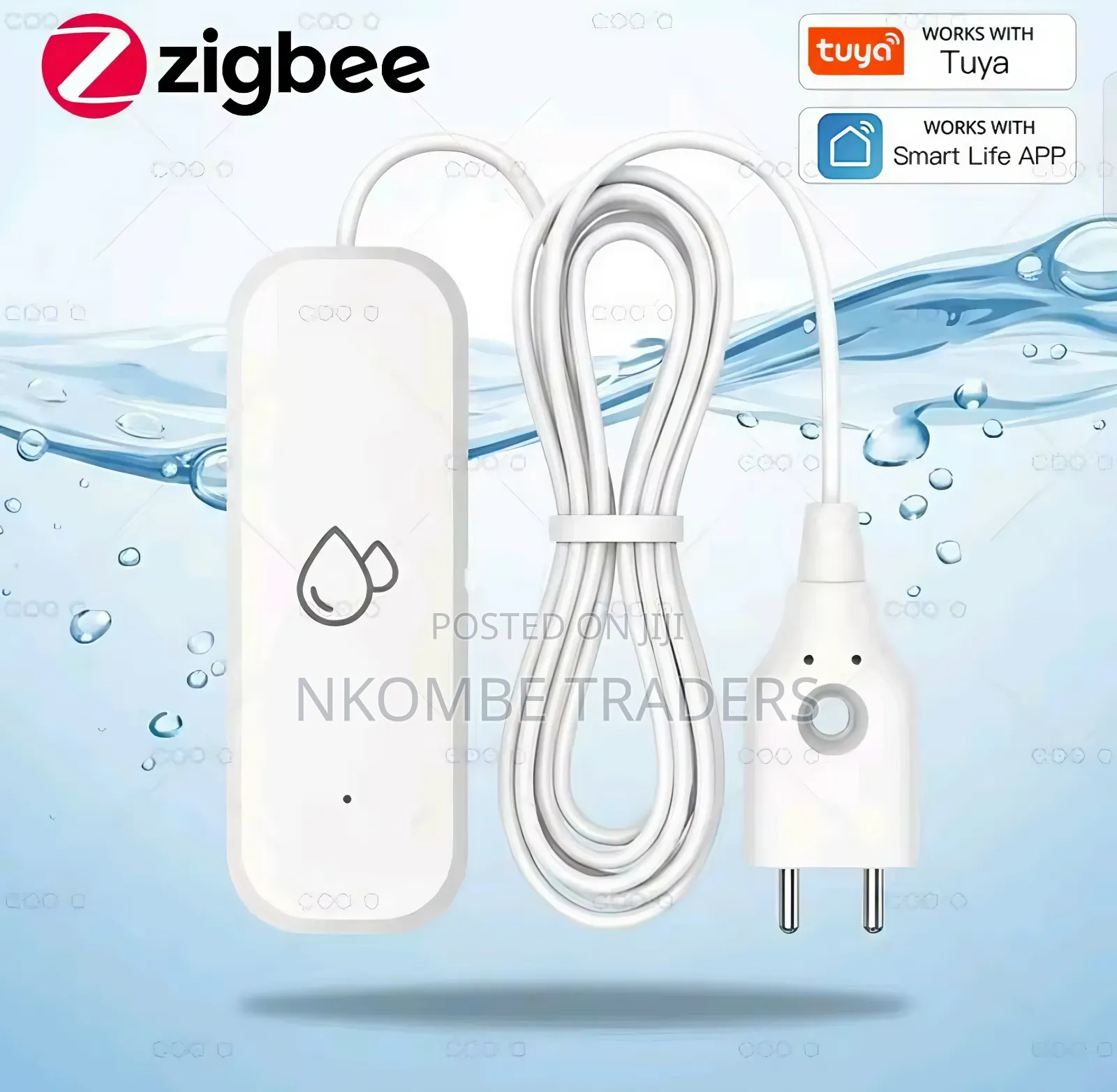 Tuya Zigbee Water Leak Sensor With Zigbee Gateway Hub