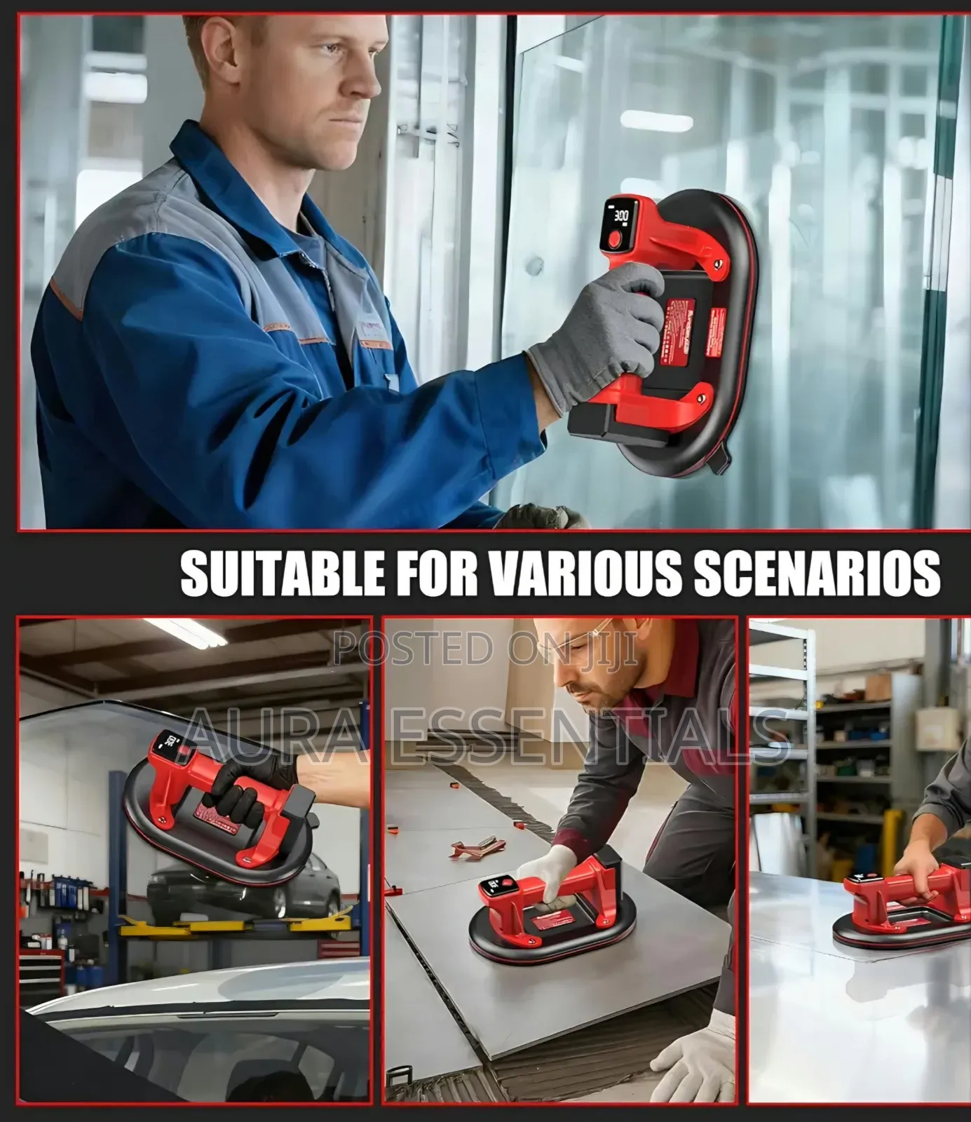 Heavy-Duty Electric Vacuum Suction Cup Lifter