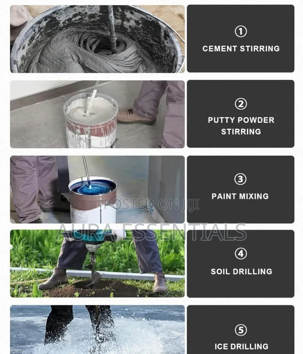 Cordless Mortar Paddle Mixer