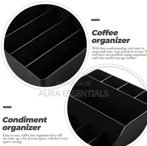 Bar Caddy and Coffee Station Organizer