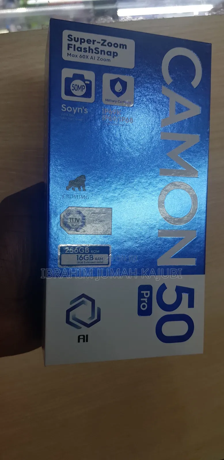 New Tecno Camon 50 Pro 256 GB Black