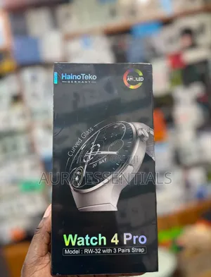 Haino Teko Germany Watch 4 Pro RW-32 With AMOLED Curved Glass Screen