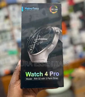 Haino Teko Germany Watch 4 Pro RW-32 With AMOLED Curved Glass Screen