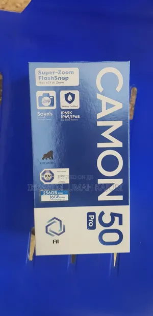 New Tecno Camon 50 Pro 256 GB Blue