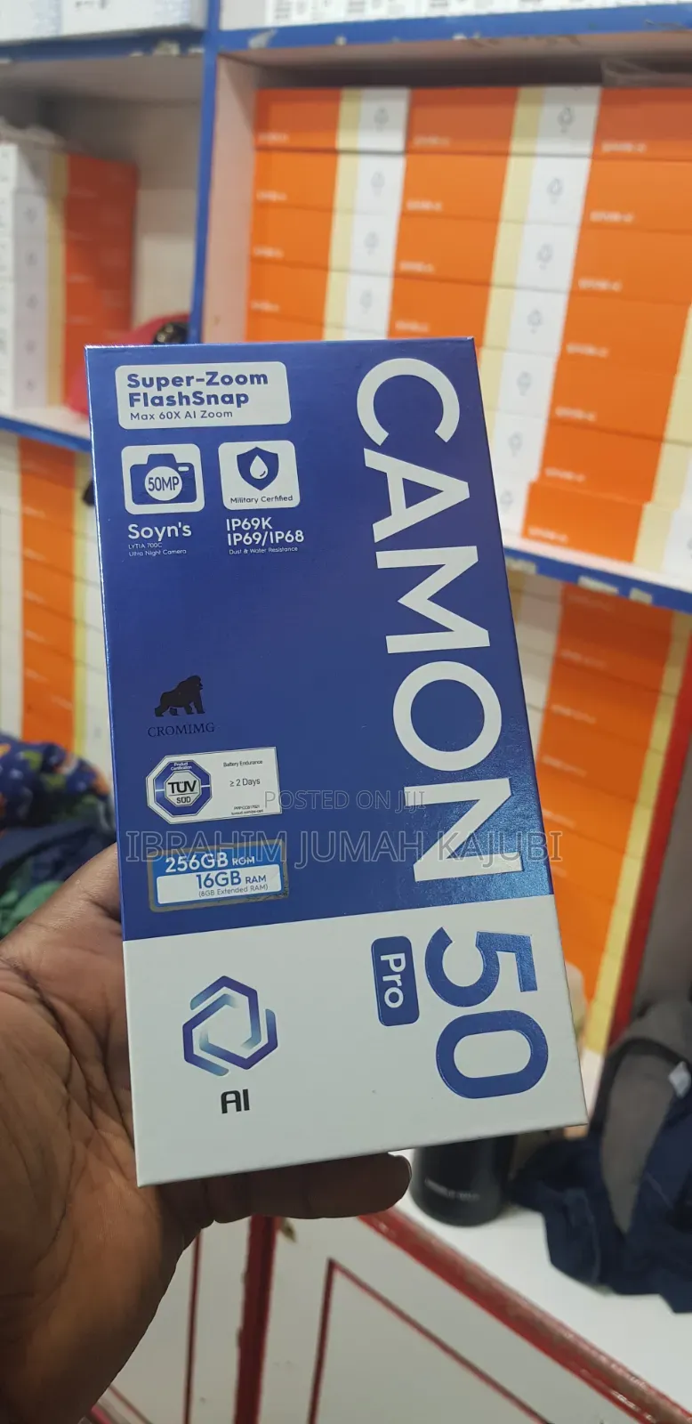 New Tecno Camon 50 Pro 256 GB Bronze