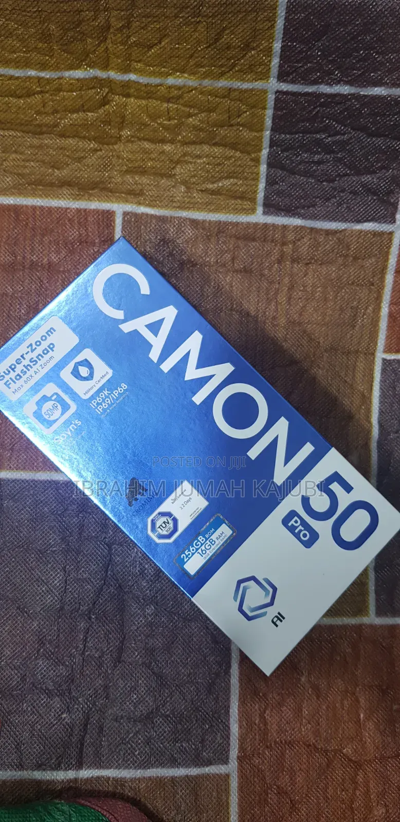 New Tecno Camon 50 Pro 256 GB Bronze