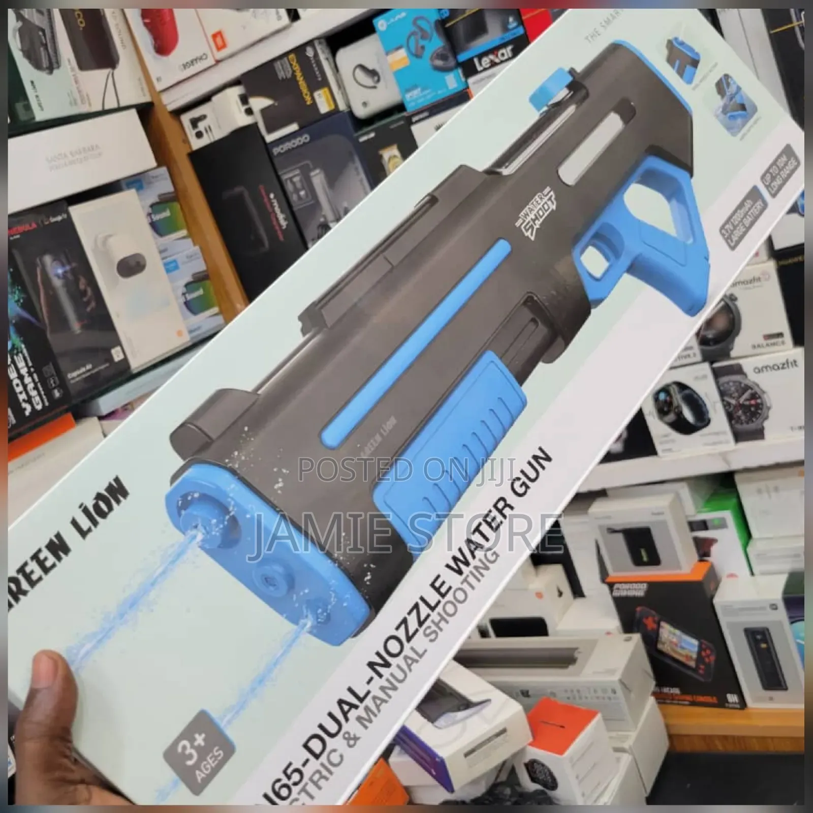 Green Lion Dual Nozzle Water Gun/ Water Gun