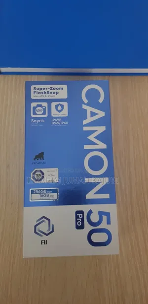 New Tecno Camon 50 Pro 256 GB Graphite