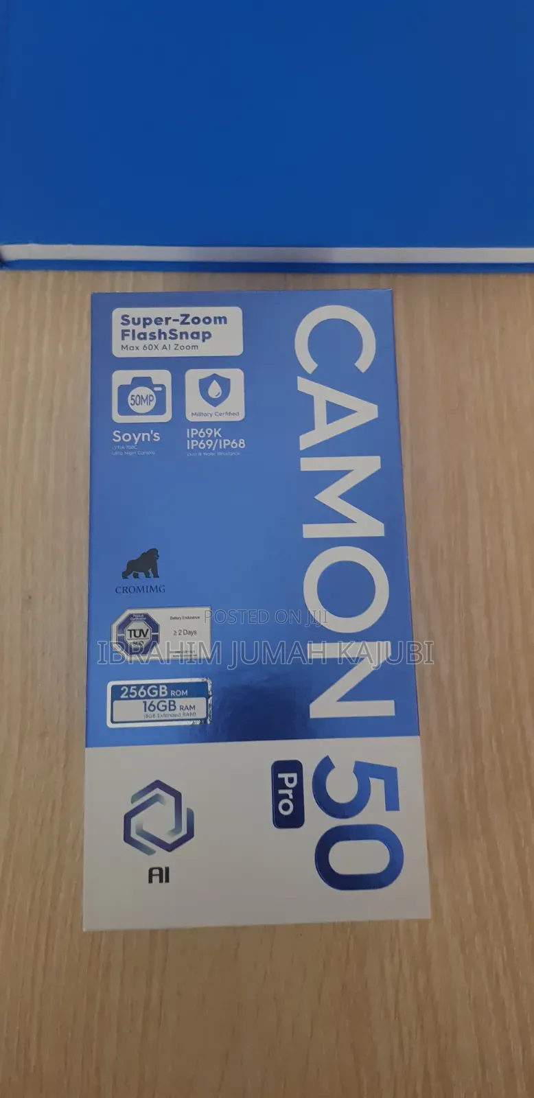 New Tecno Camon 50 Pro 256 GB Graphite