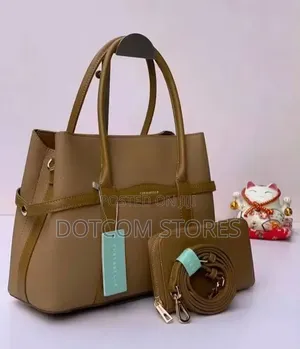 2pc Set Chrisbella Leather Handbag