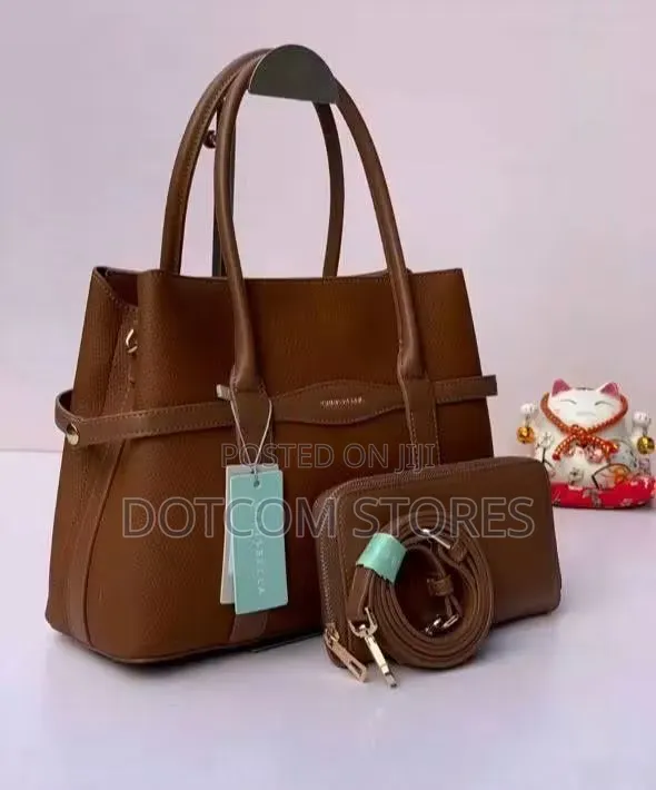 2pc Set Chrisbella Leather Handbag