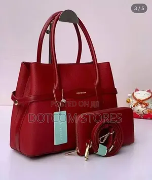 2pc Set Chrisbella Leather Handbag