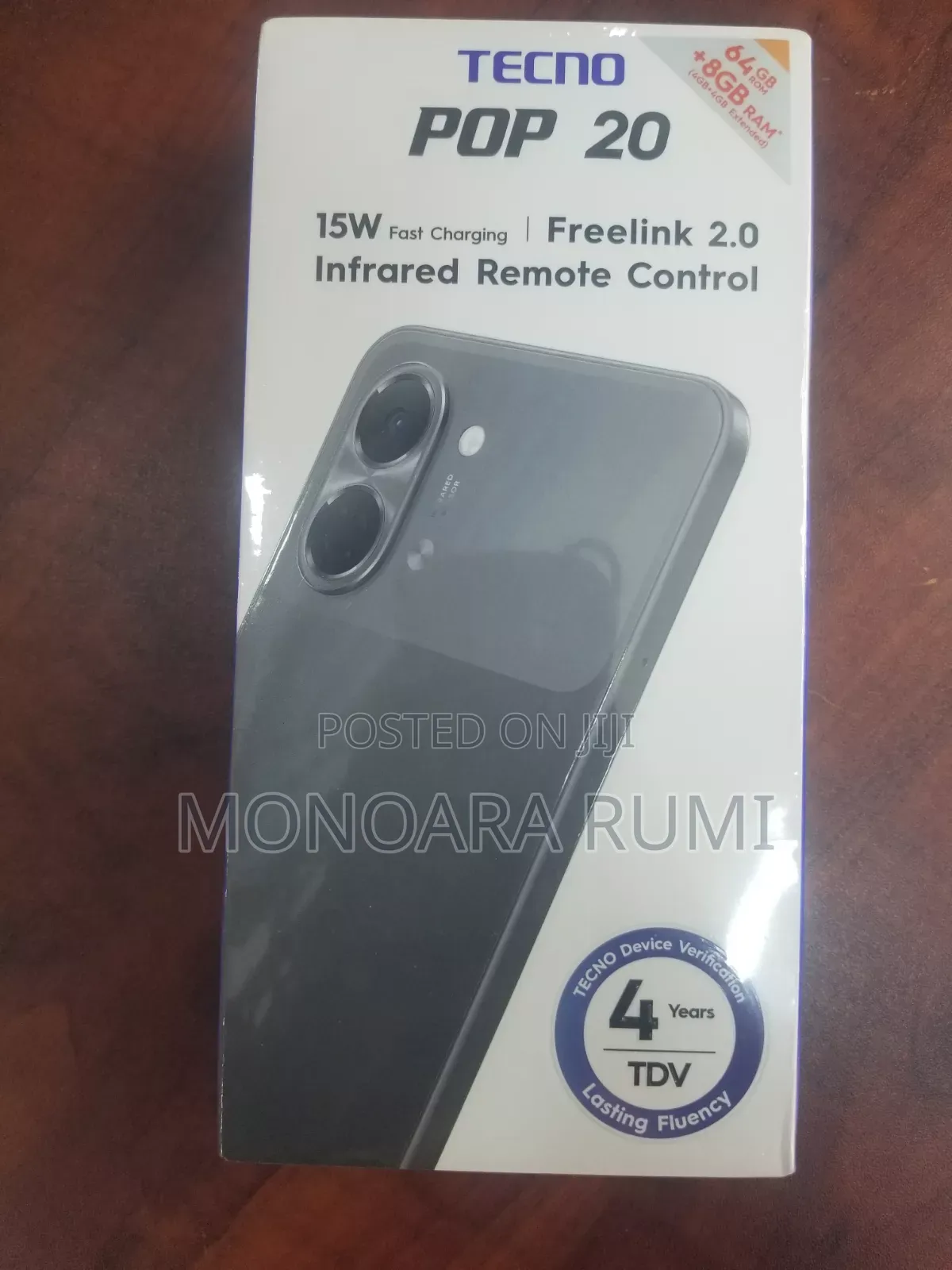 New Tecno Pop 20 64 GB Black