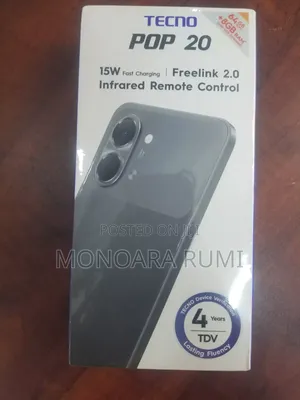 New Tecno Pop 20 64 GB Black