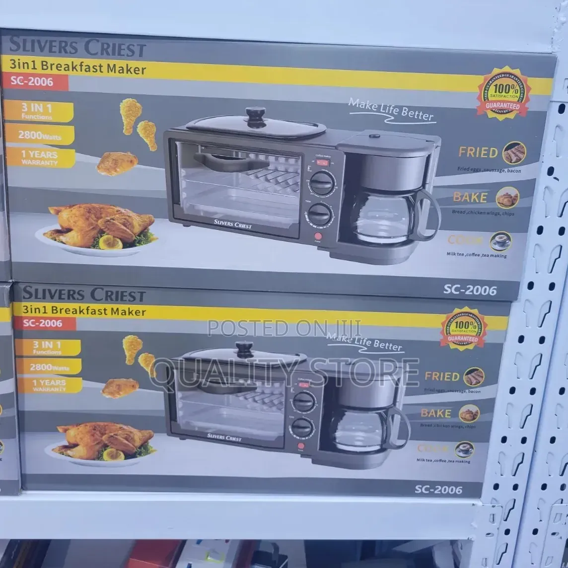 Breakfast Machine 3 in 1 Slivers Crest