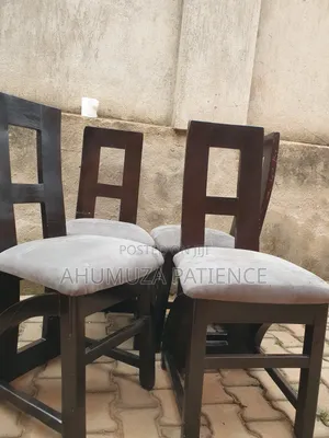 4-Seater Dining Table Chairs | Strong Wooden Set | Quick Sale