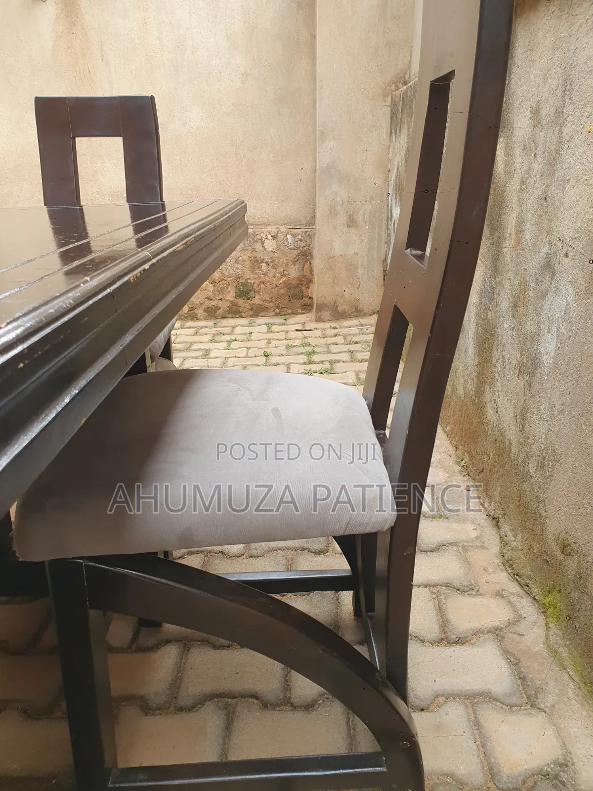 4-Seater Dining Table Chairs | Strong Wooden Set | Quick Sale