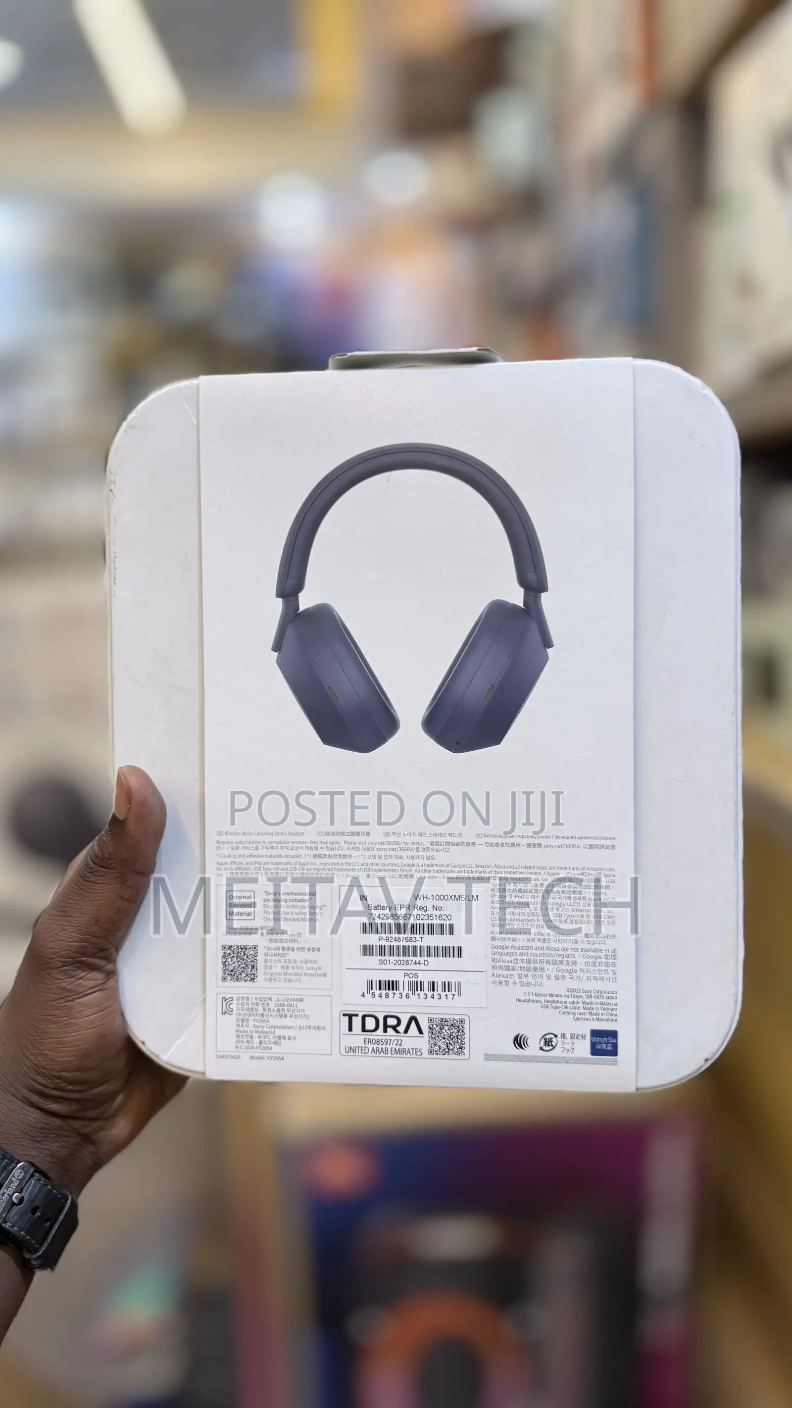 Sony WH1000 XM5 Headphones Brand New Midnight Blue