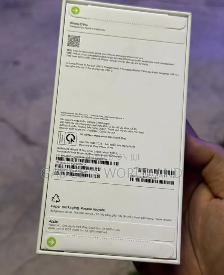New Apple iPhone 17 Pro 256 GB Silver