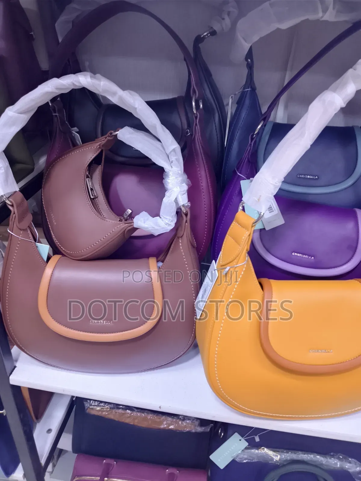 2pc Chrisbella Half-Moon Shoulder Bag