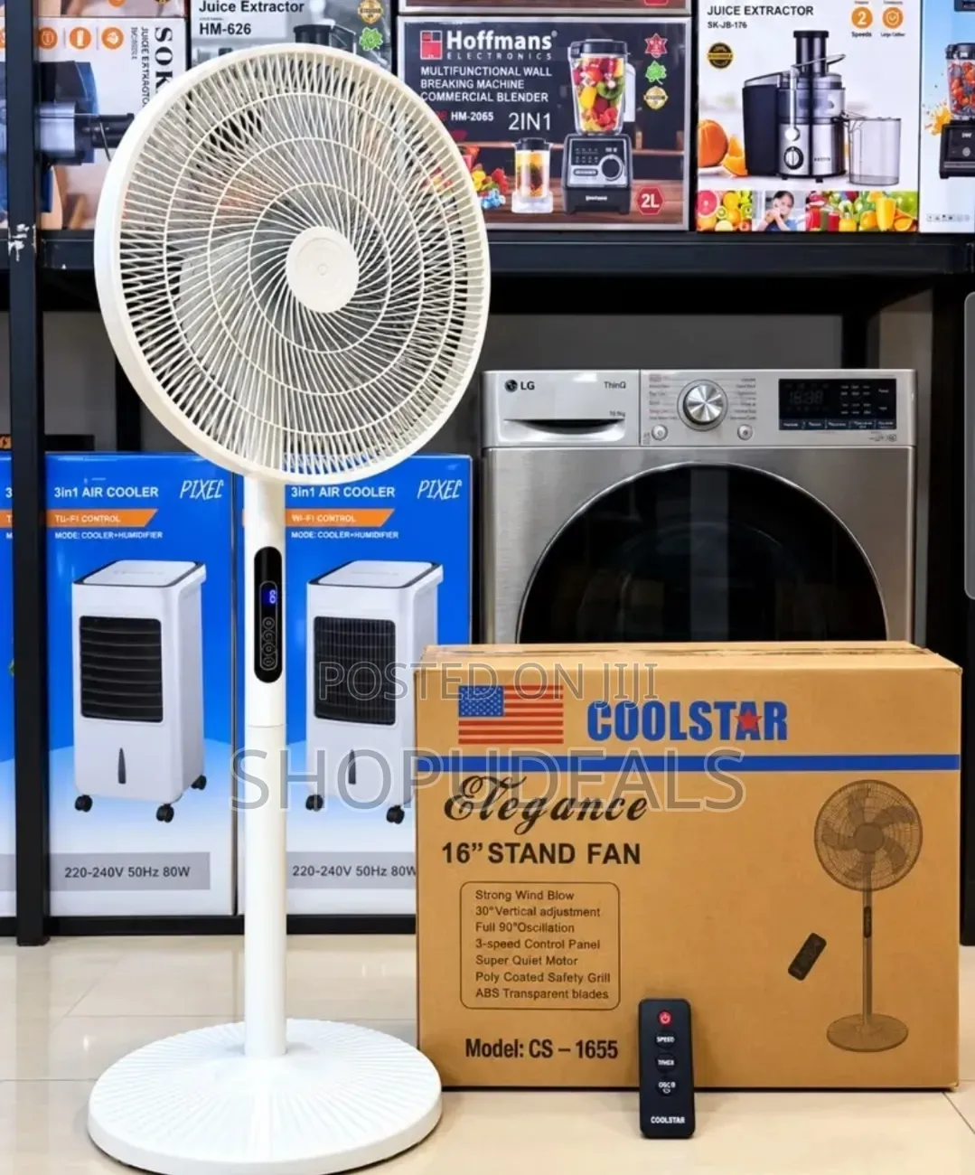 Cool Star Stand Fan With a Remote