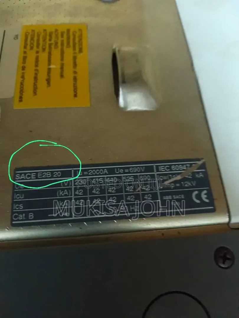 Selling the Air Circuit Breaker ABB SACE E2B