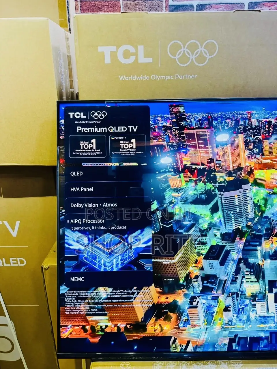 TCL 50 Inches 50t6d Qled TVS