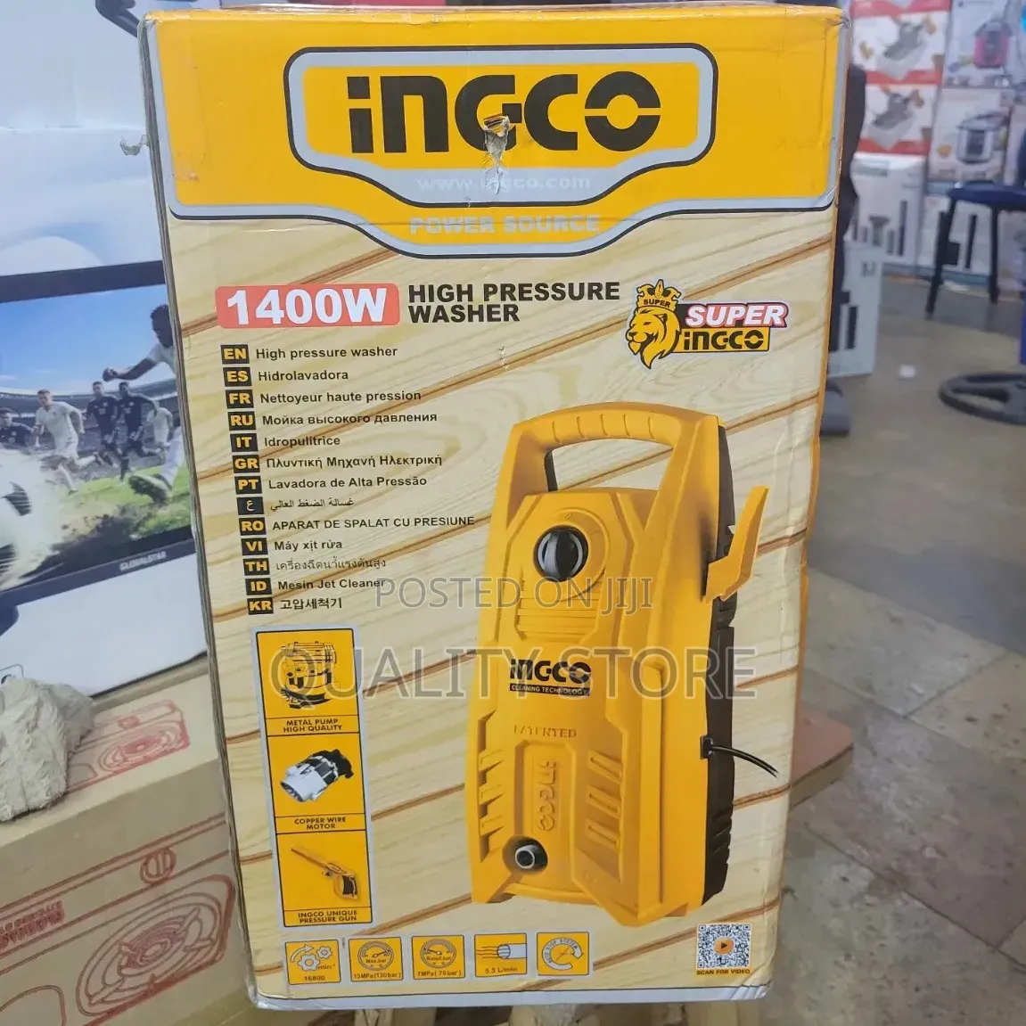 High Pressure Washer 1400w