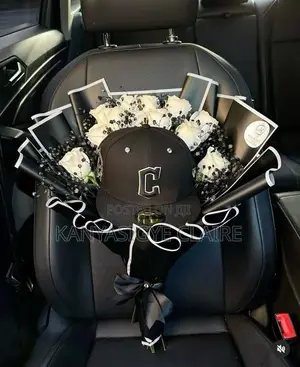 Men’s Flower Bouquet With Chocolate and Cape